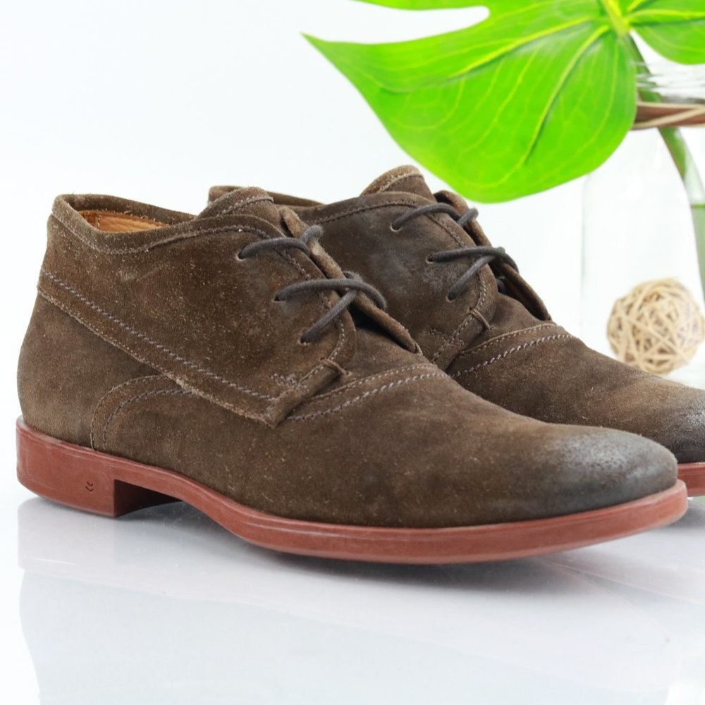 John Varvatos Chukka Boot Suede Distress Handmade